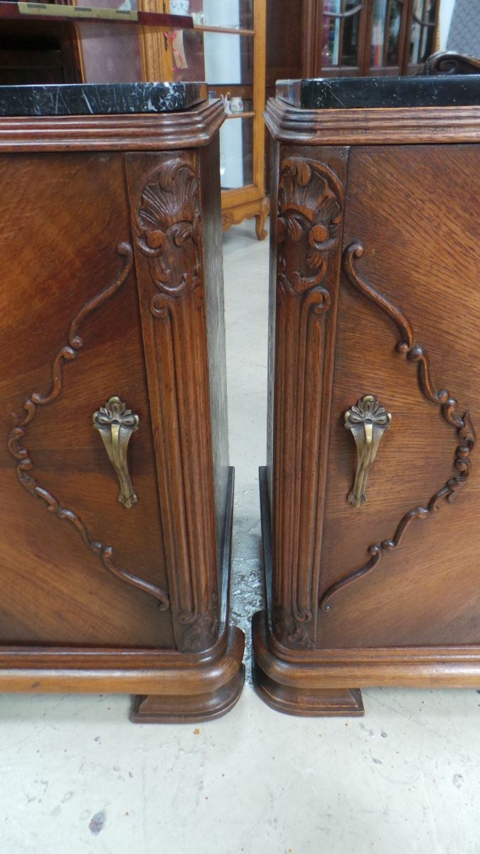 Pair of Art Deco Bedside Cabinets-3