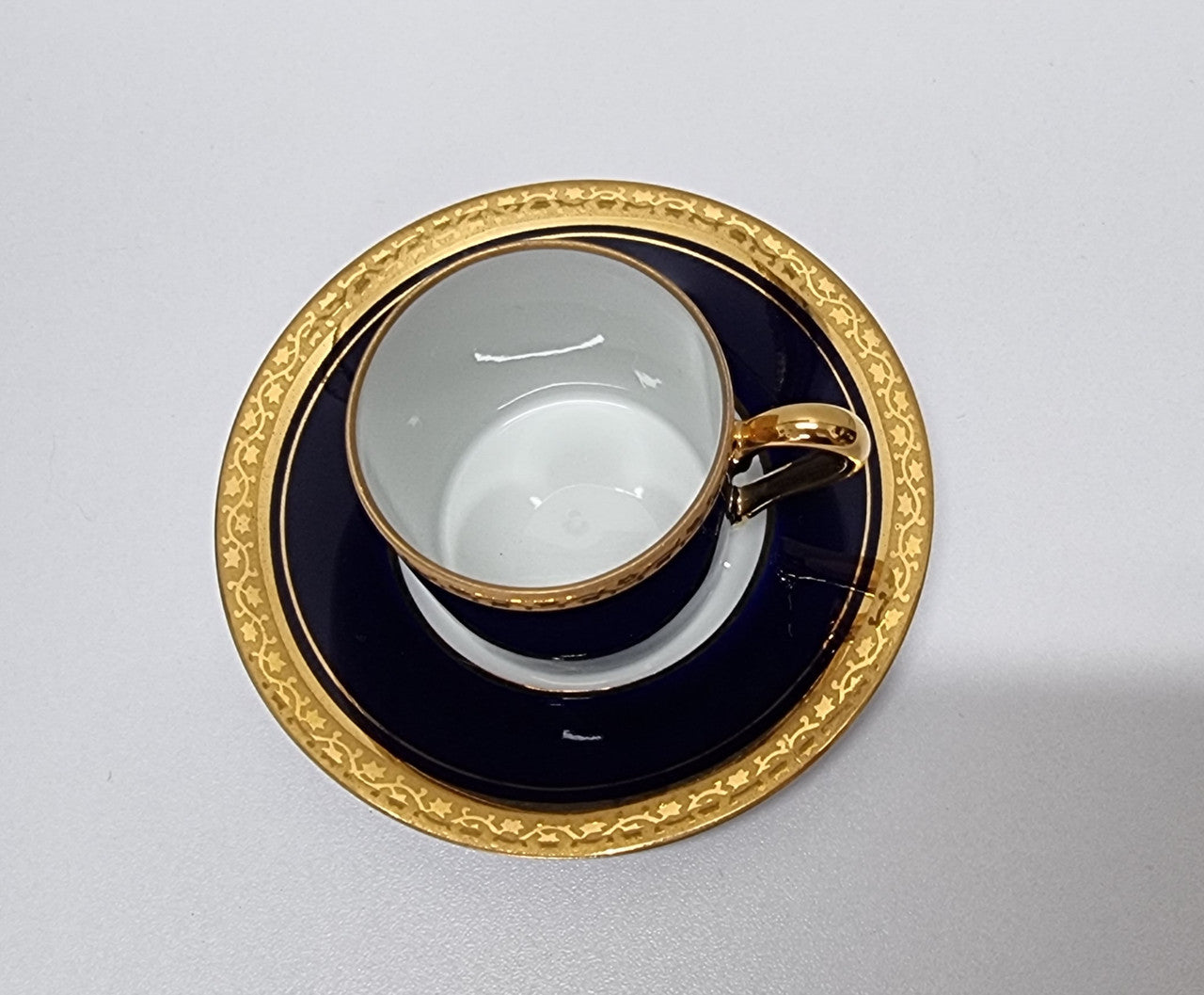 Limoges cup and saucer, both marked underneath. In good original condition. Please view photos as they form part of the description.