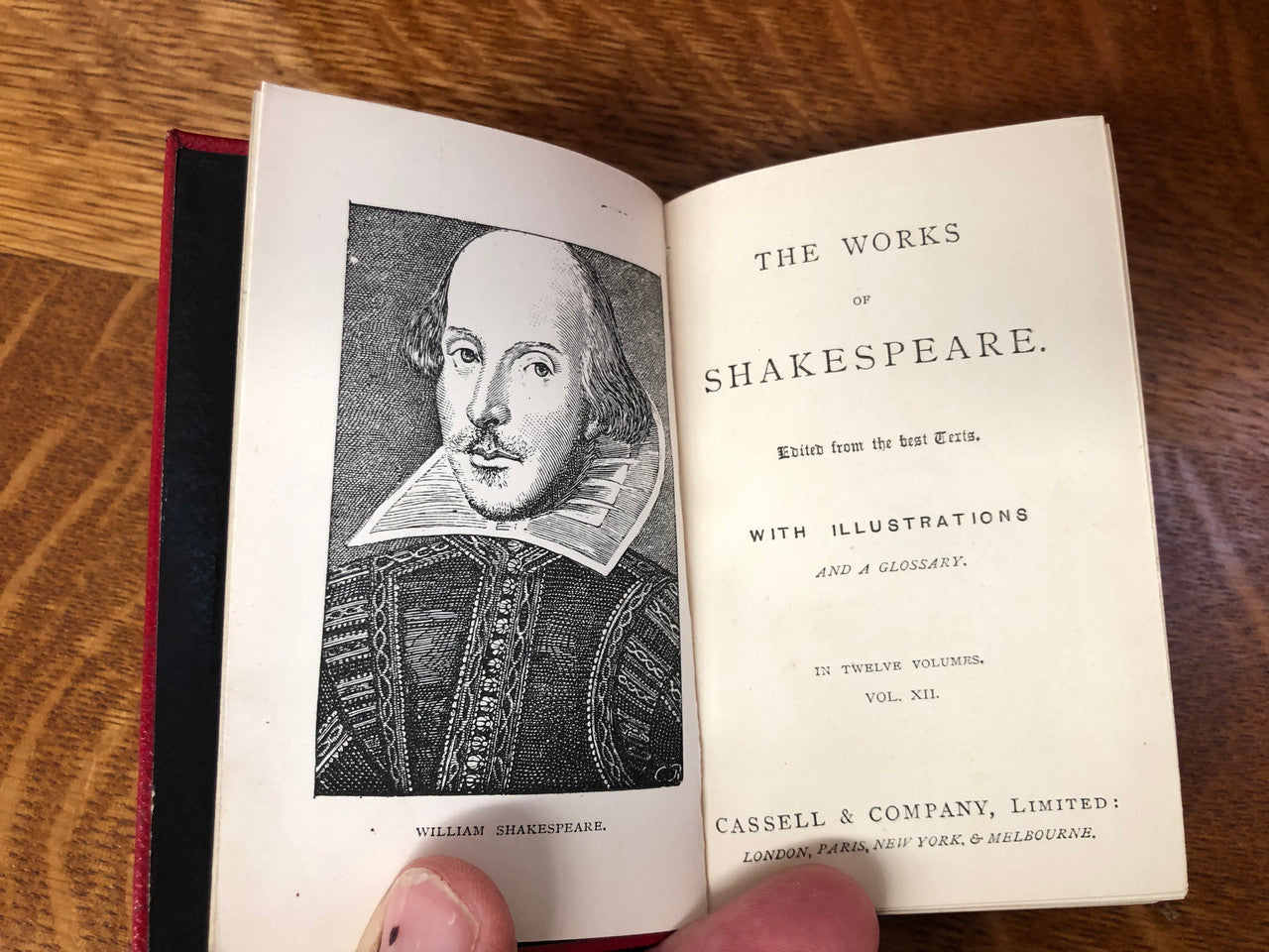 Late Victorian Boxed Collection Shakespeare's Works In Twelve Volumes
