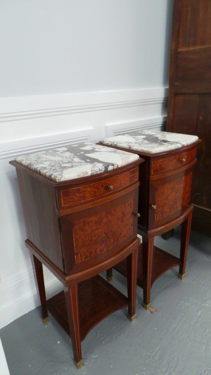 Pair Of French Louis XVI Style Bedsides