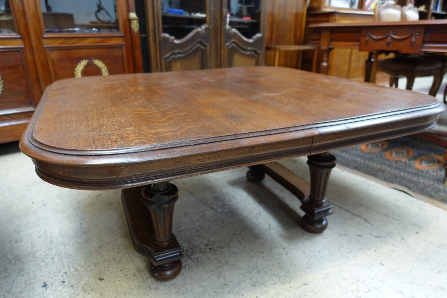 French Figured Oak Coffee Table