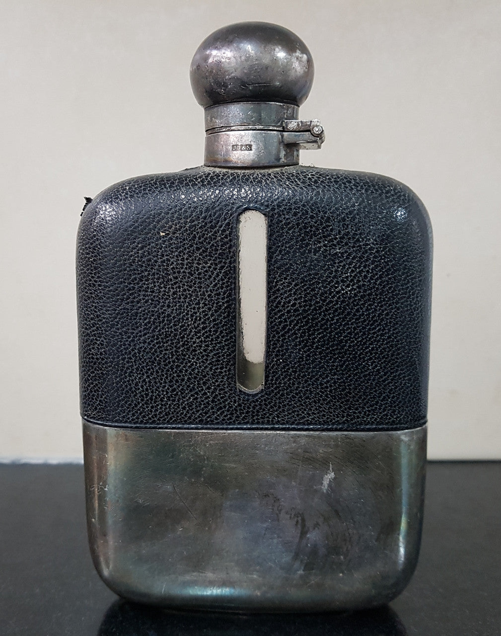 Rare Size Antique James Dixon & Sons Sheffield Quality Made Hip Flask