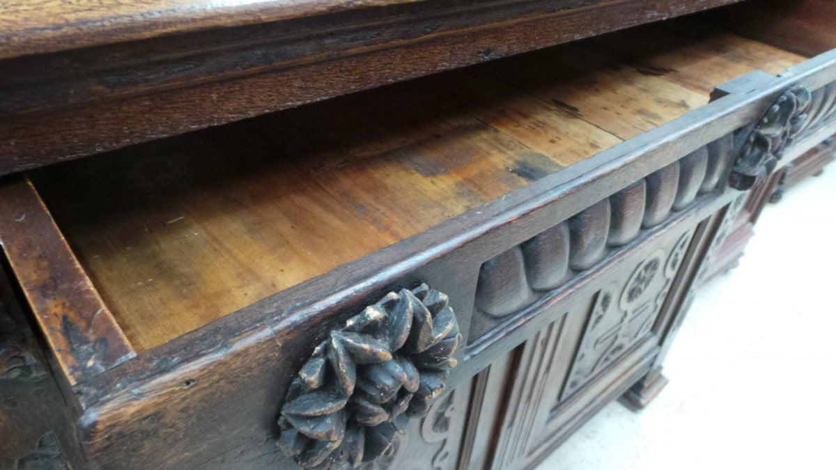 French Carved Sideboard