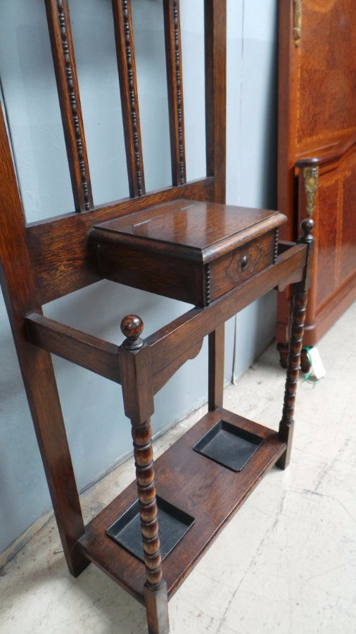 Tudor style hall stand