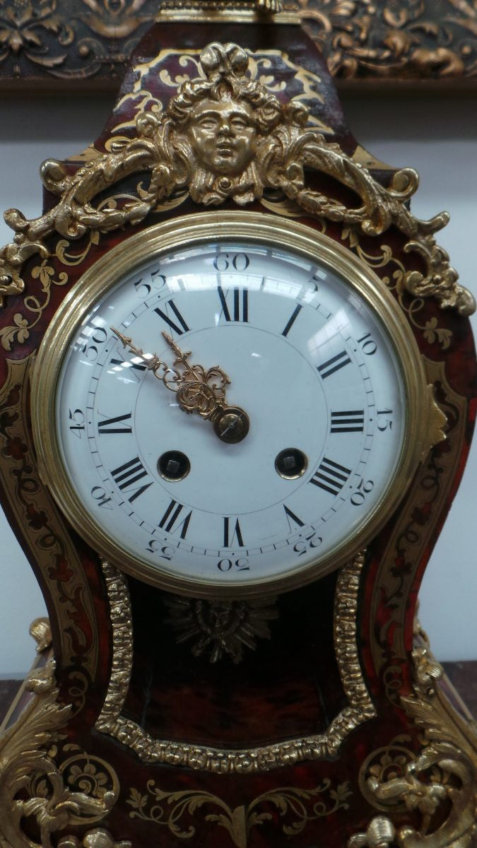 French Louis XV Style Bracket Clock