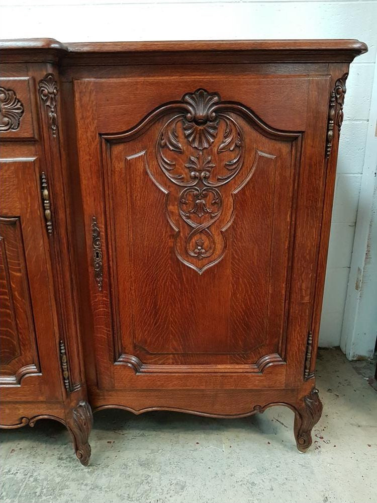 French Antique Louis XV Style Sideboard
