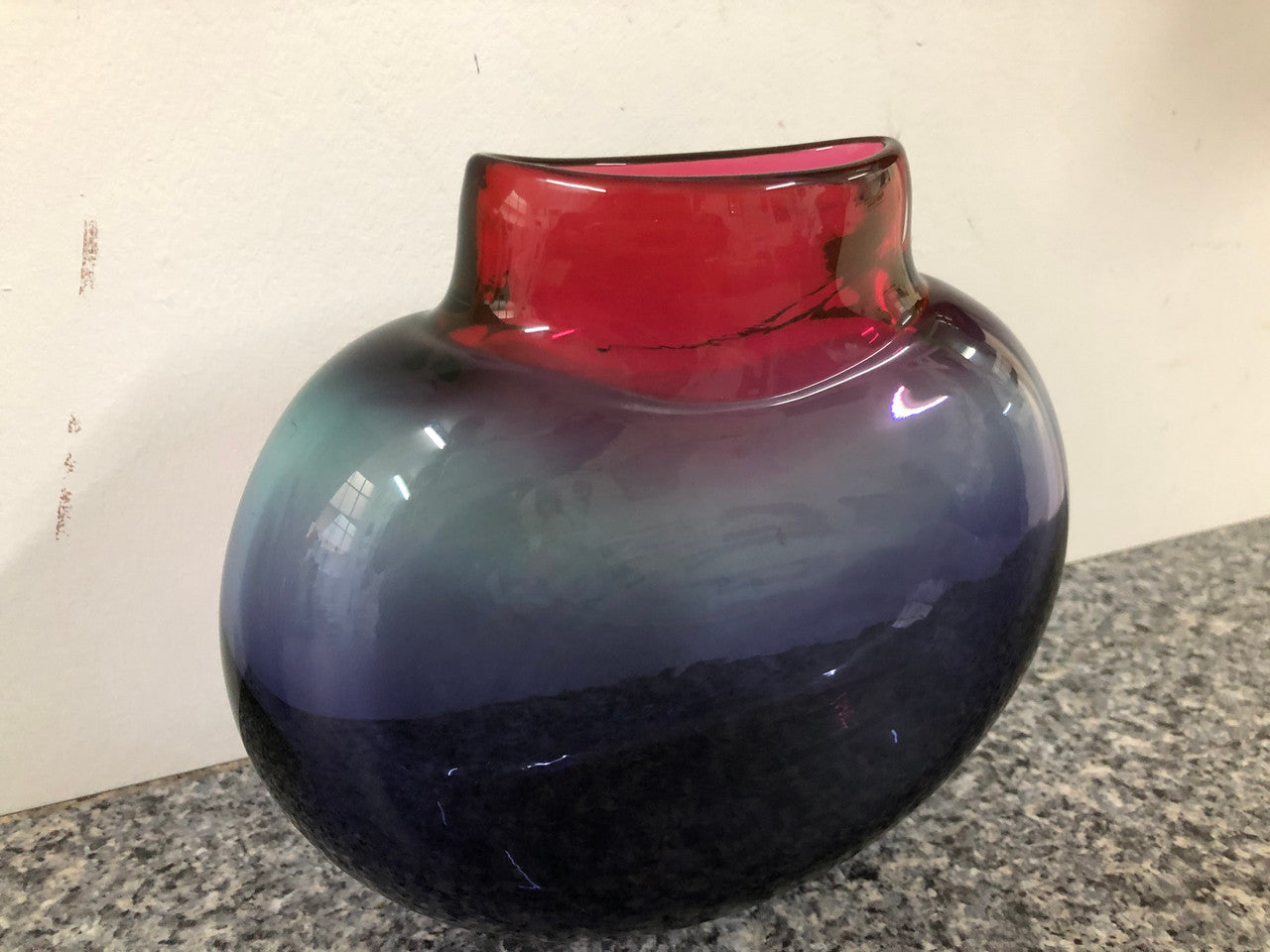 Signed Art Glass Vase