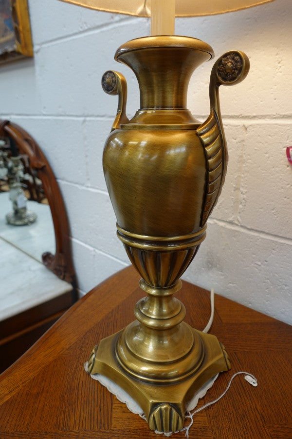 Pair of Brass Lamps