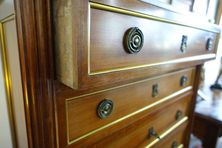 French Mahogany Semainier-1