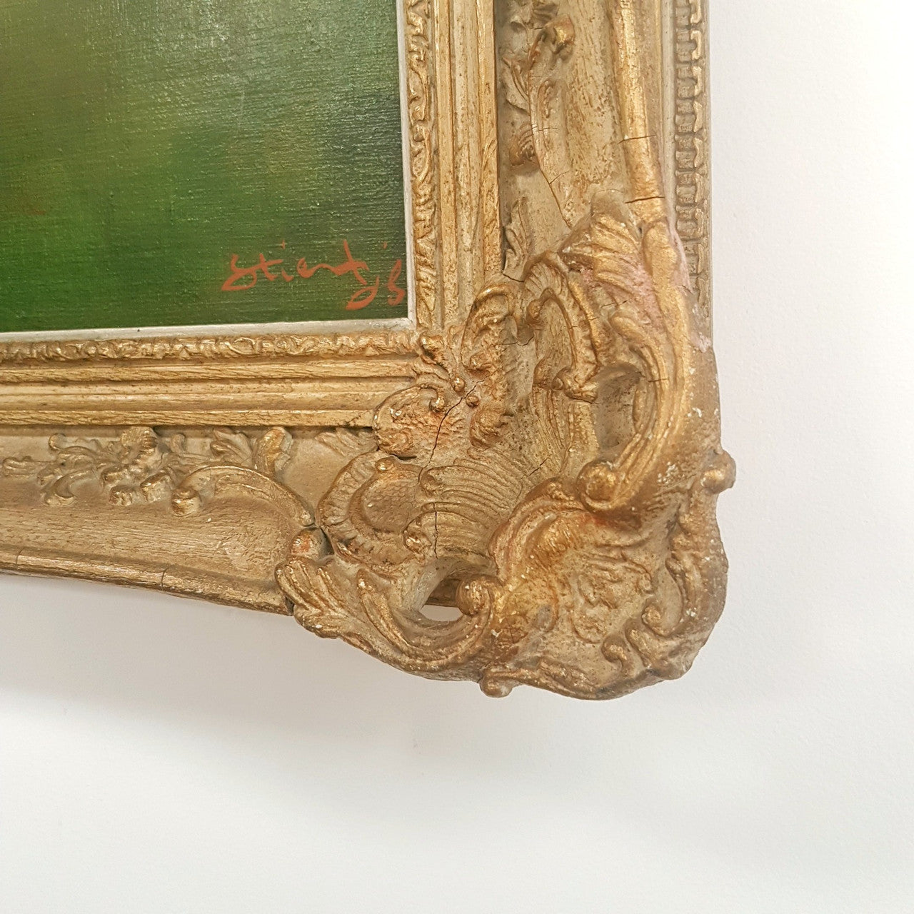 Stunning French Framed Oil On Canvas By Belgian Artist (Staf Stientjes)