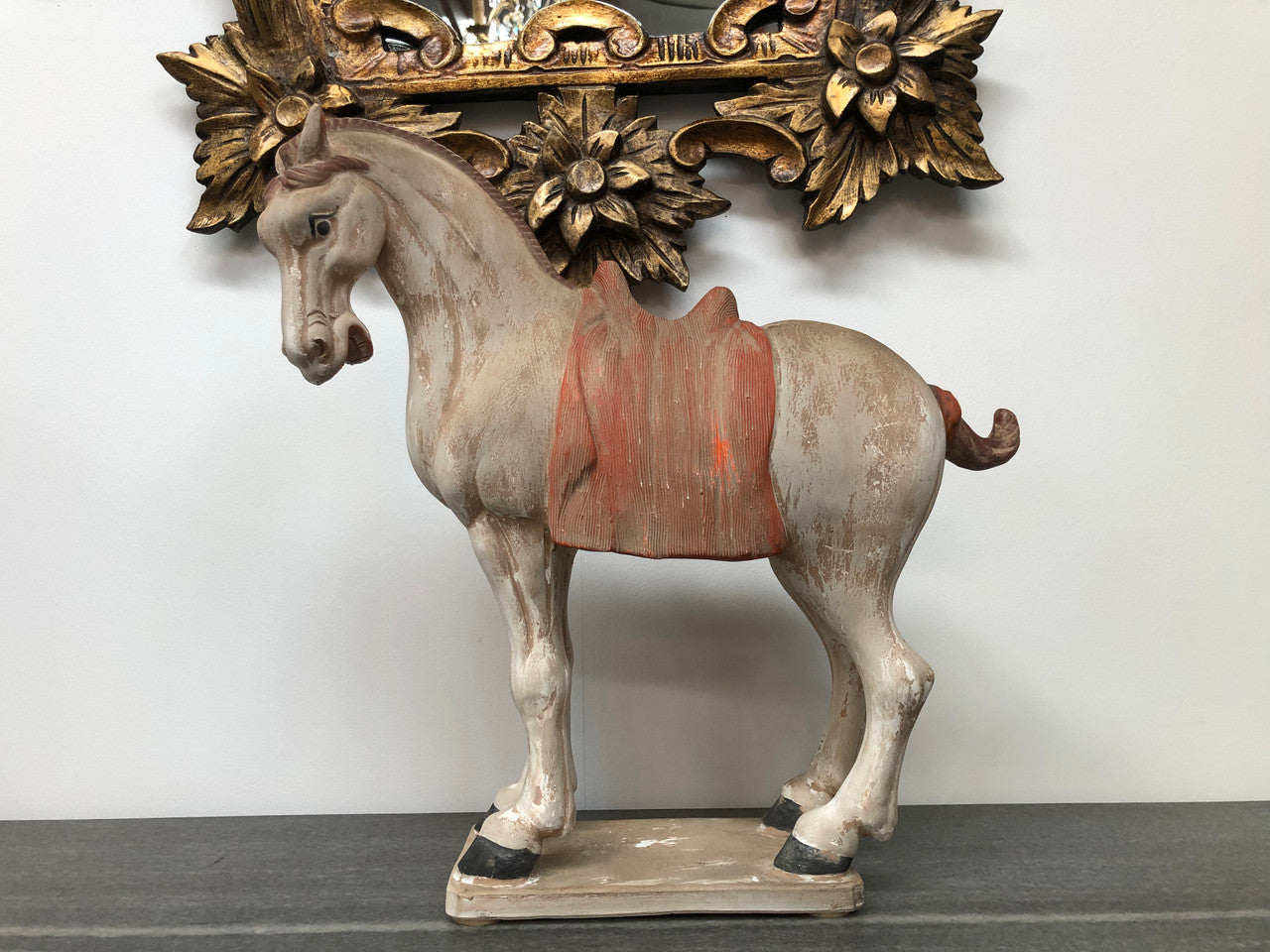 Detailed terracotta copy of Tang Dynasty horse. In good original condition.