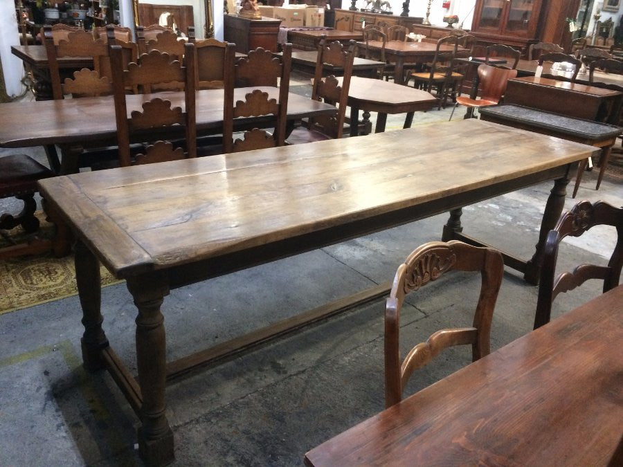 19th Century French Oak Farmhouse Table