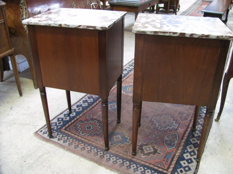 Pair Of French Louis XVI Style Bedside Tables