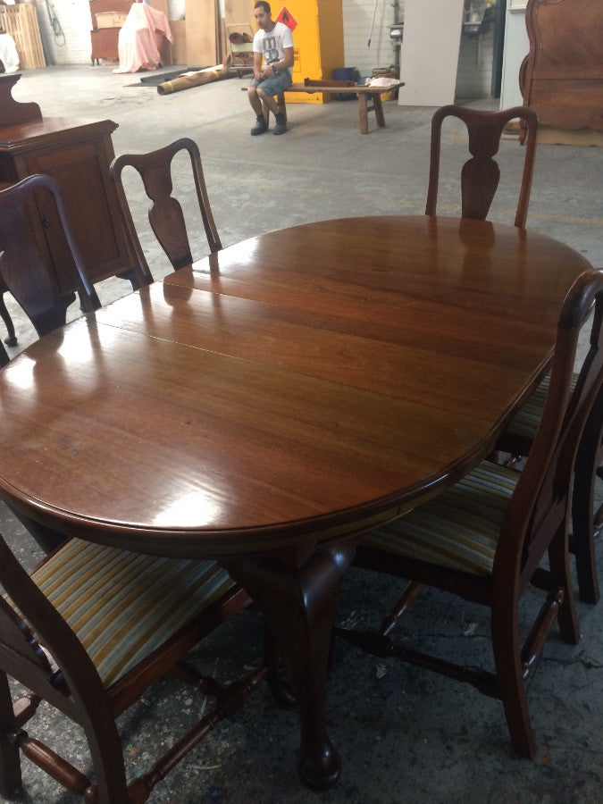 Clearance Australian Blackwood Dining Suite