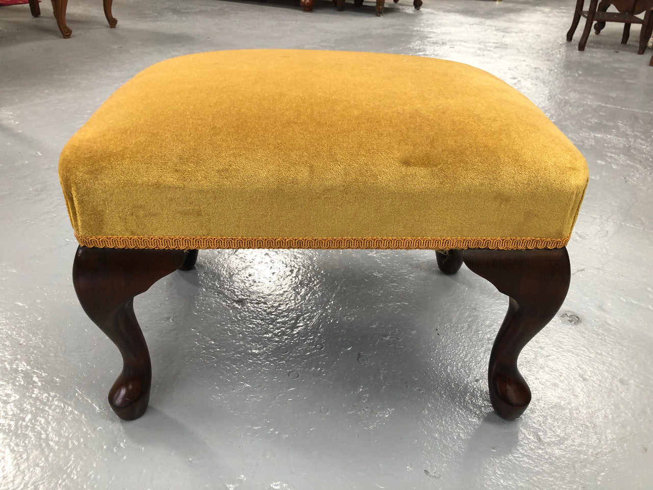 upholstered foot stool