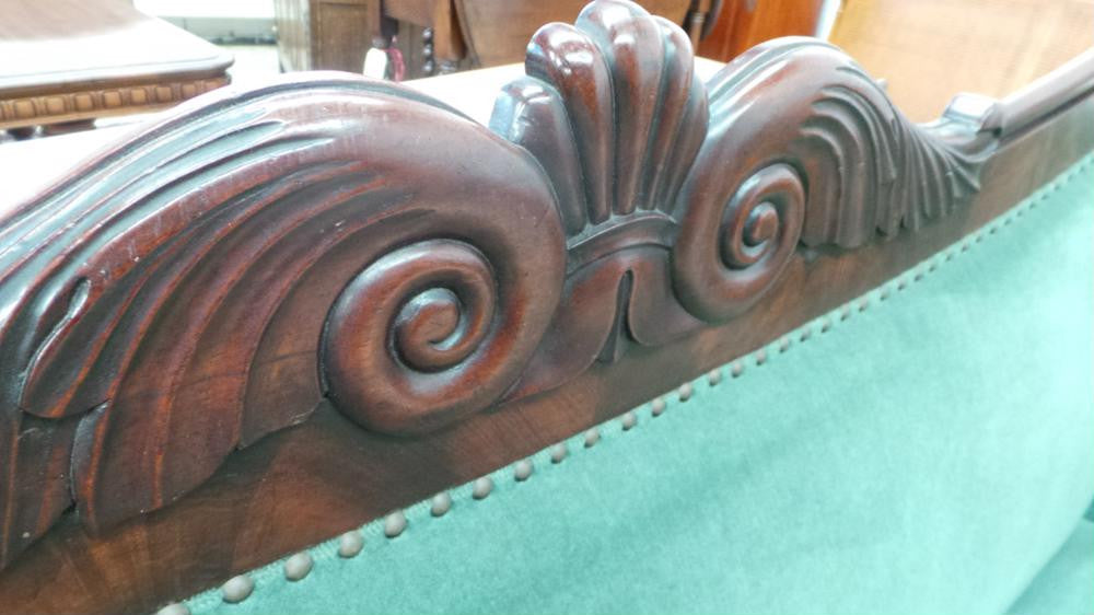 French Empire Mahogany Couch