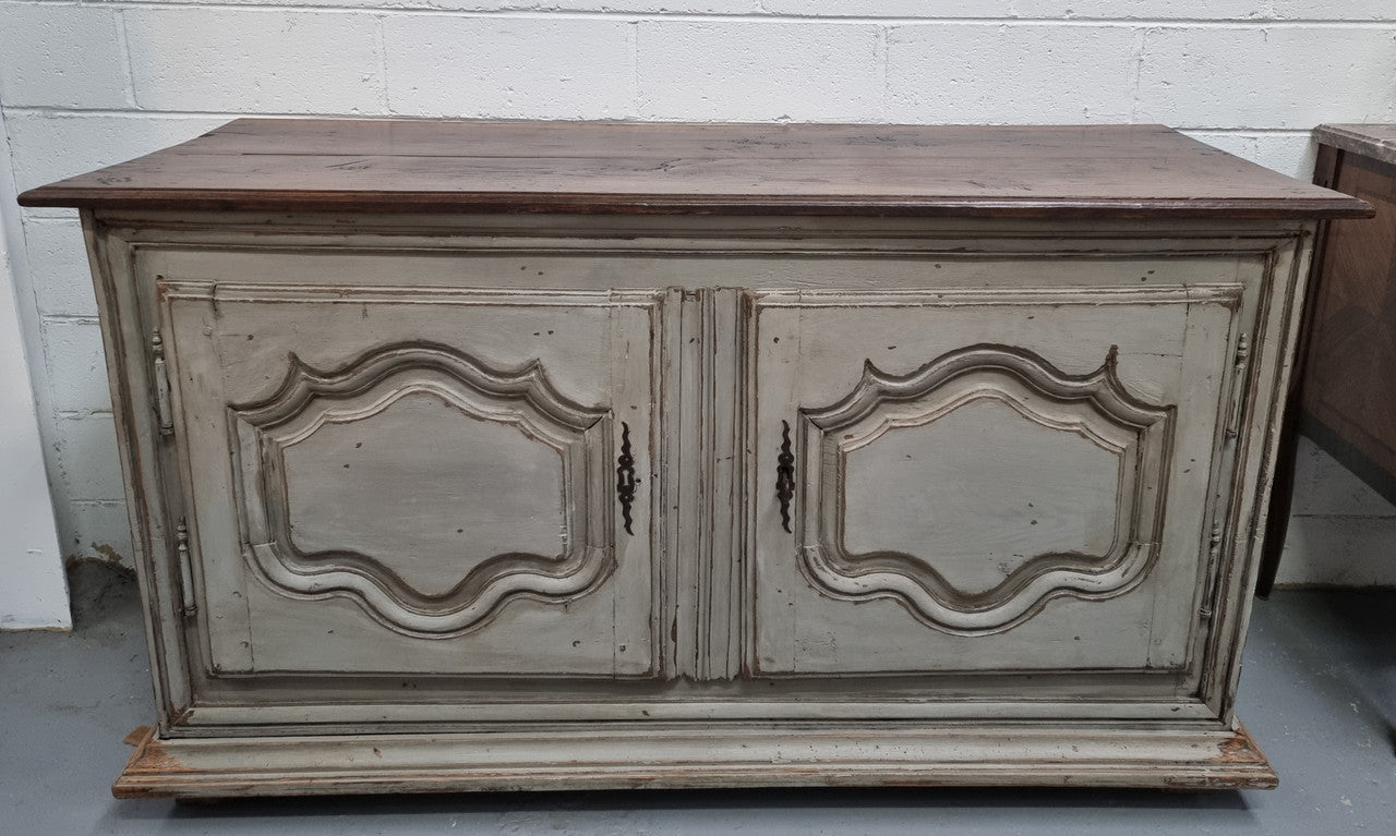 French Late 18th Century Painted Two Door Sideboard