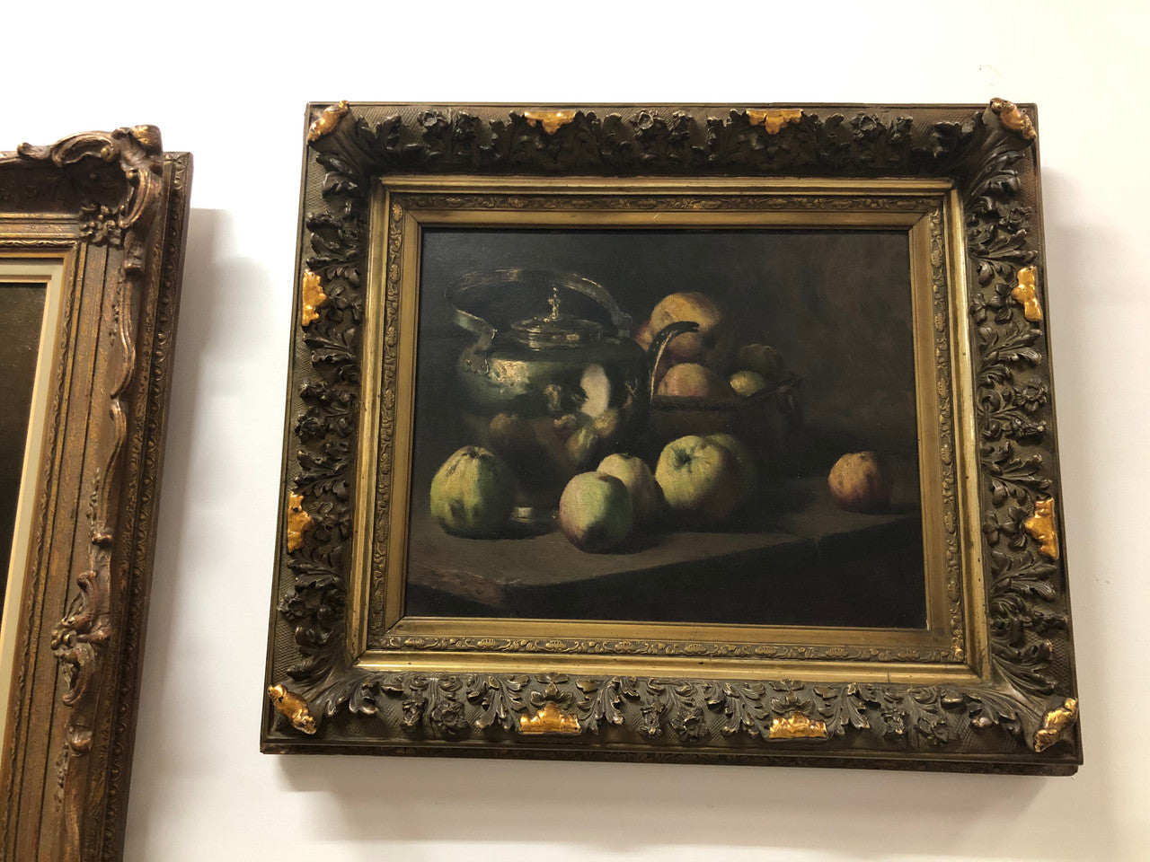 Absolutely beautiful framed oil still life on canvas, signed and in good original condition.