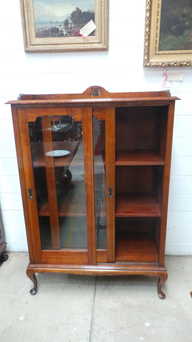 Arts And Crafts Black Wood Cabinet