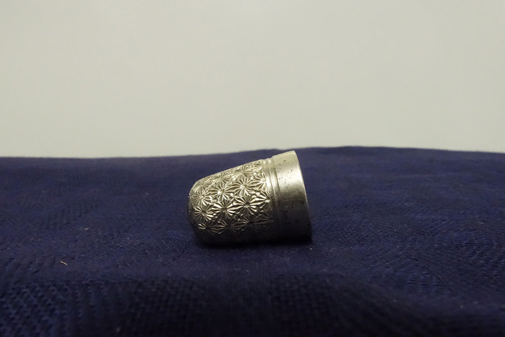 Antique Dorcas Flora Combination Pattern Thimble-1