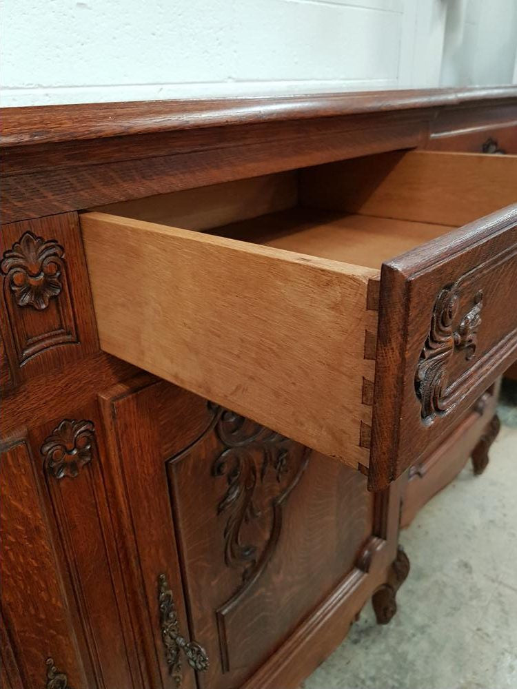 French Antique Louis XV Style Sideboard