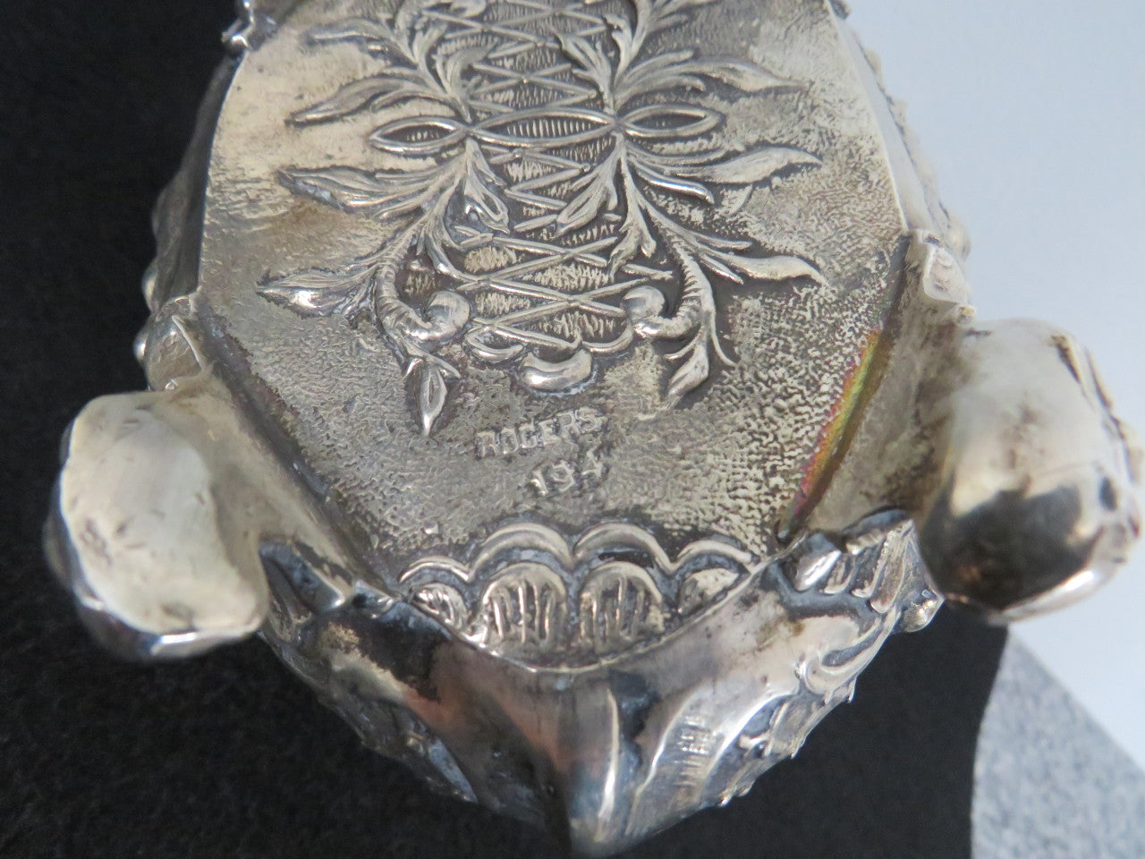 Charming Art Nouveau Style “Roger Bros” Silver Plated Casket