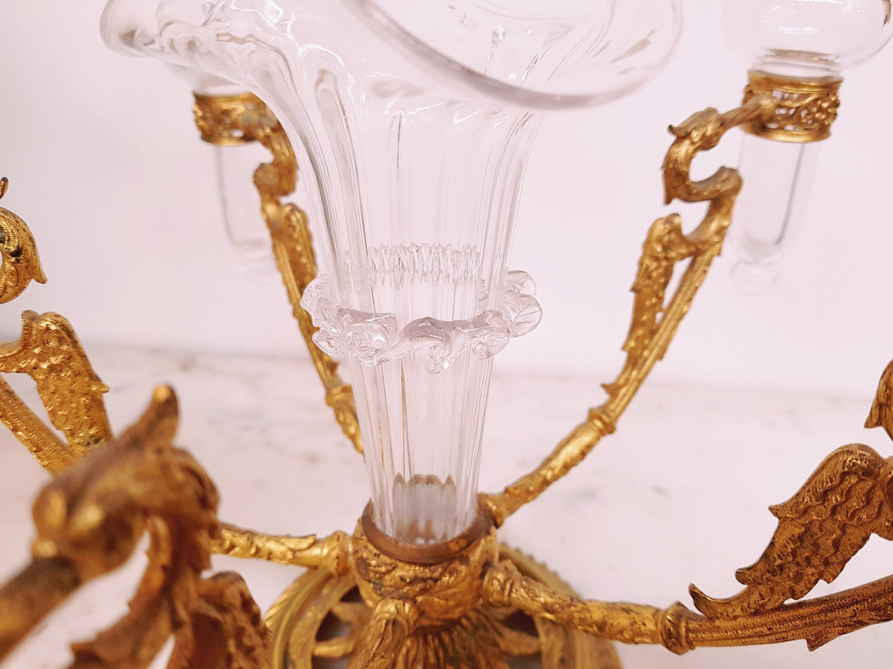 Antique French Empire Gilt Epergne