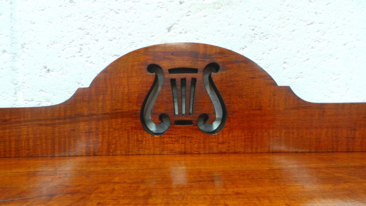 Arts And Crafts Black Wood Cabinet