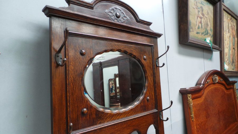 Tudor style hall stand