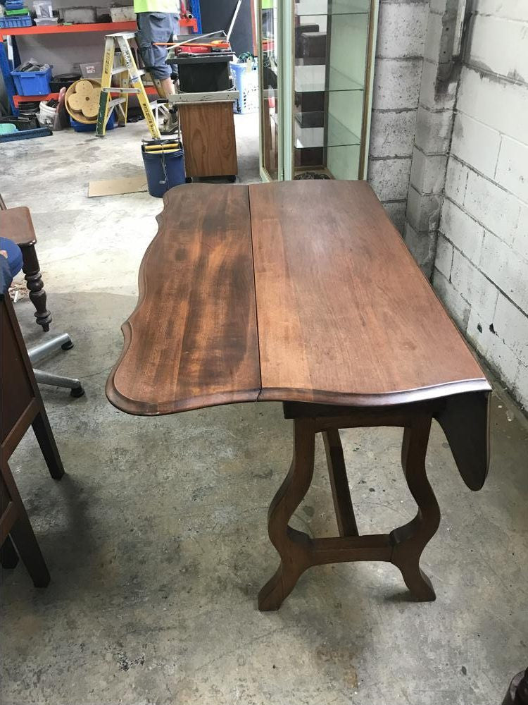 Mahogany Drop Leaf Side Table