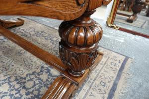 French Oak Extension Dining Table