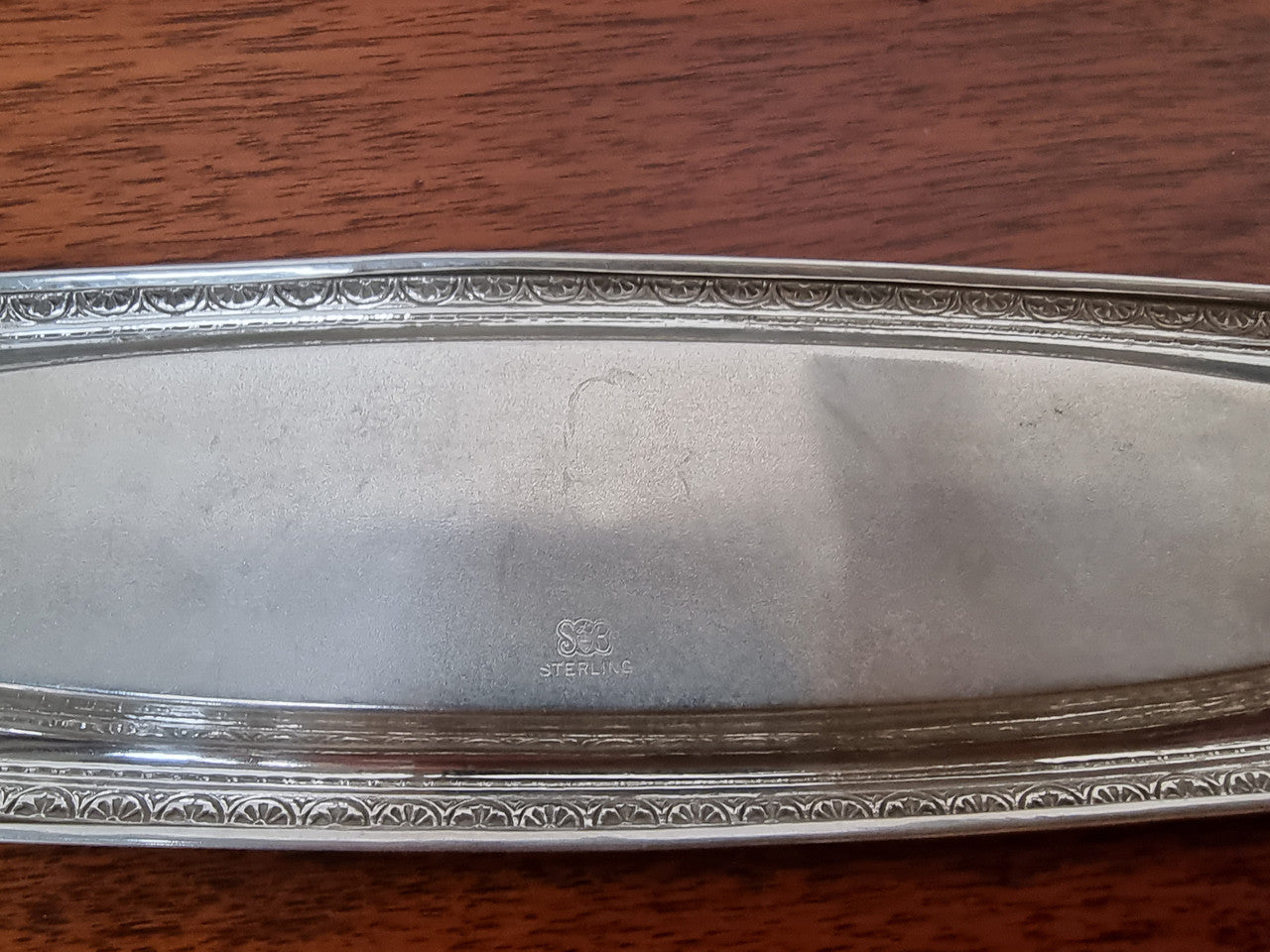 Art Deco Sterling Silver Pin Tray