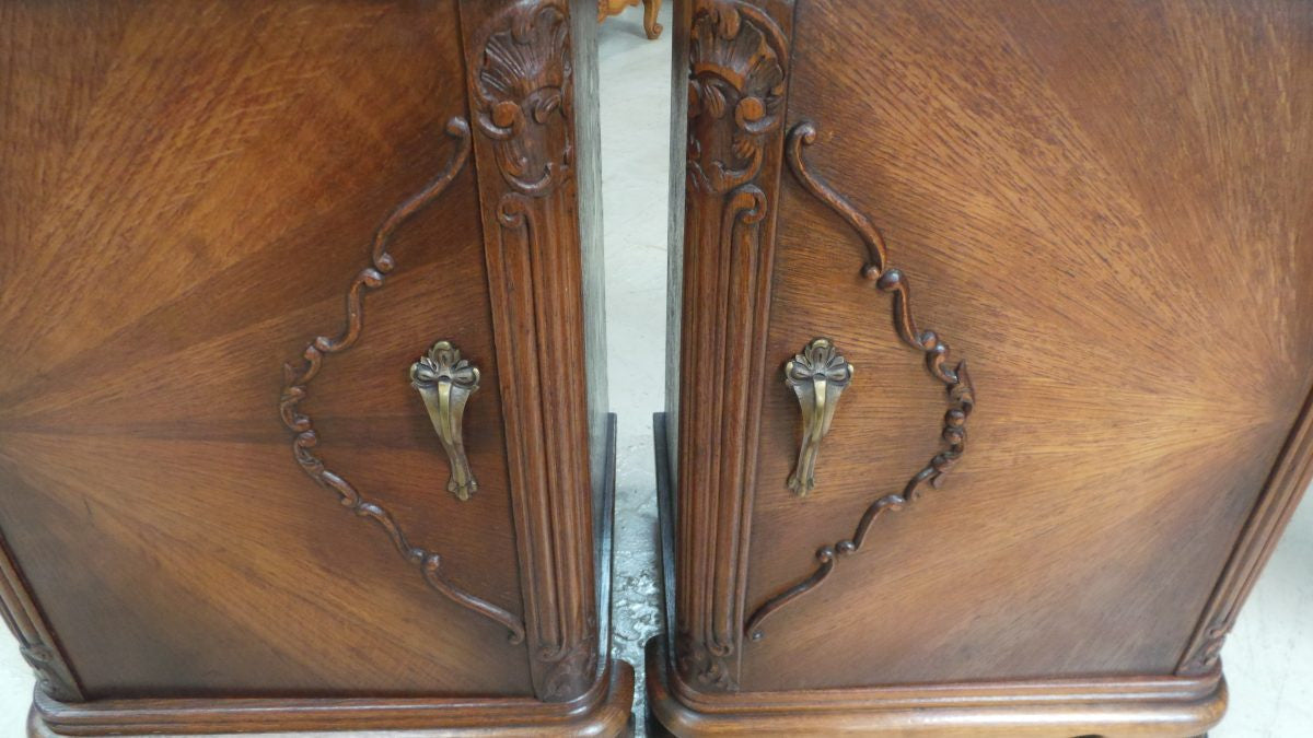 Pair of Art Deco Bedside Cabinets-3