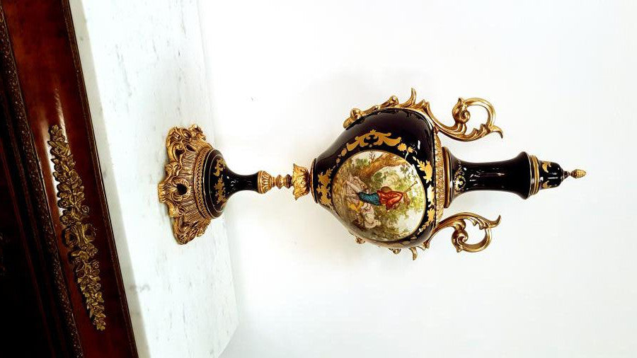 French Sevres Style Porcelain Vase
