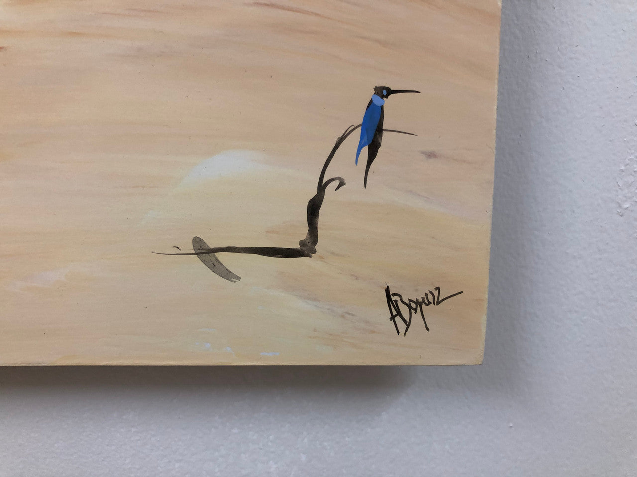 Adam Bogusz "Waiting For Rain" Oil On Board