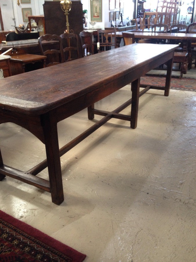 Antique French Oak Refectory Table