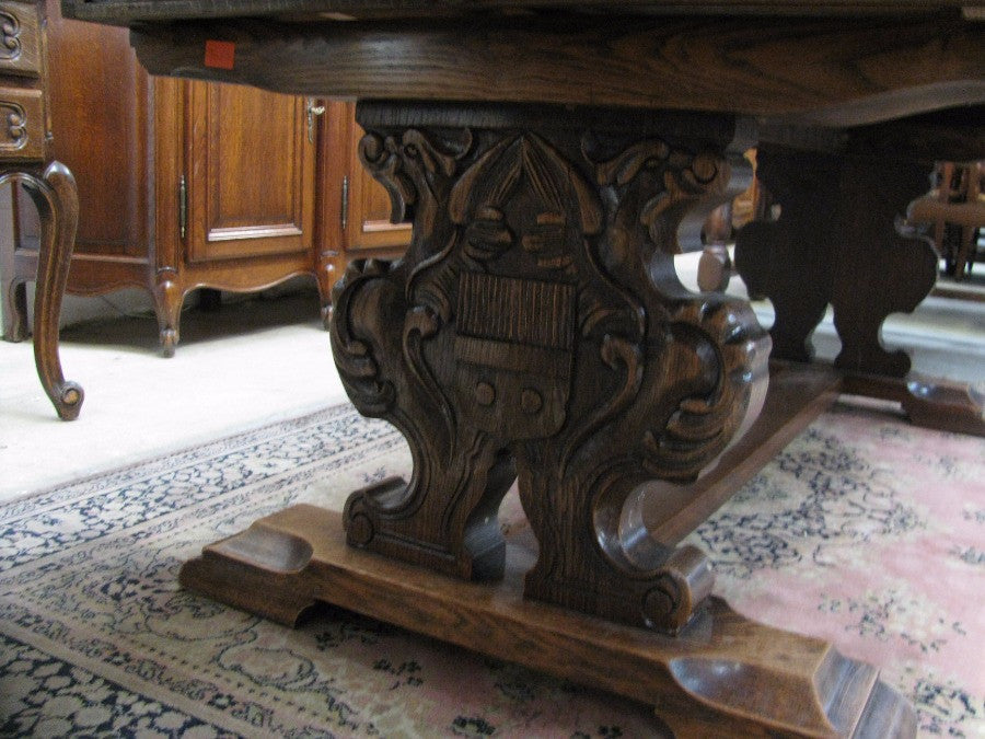 French Oak Dining Table