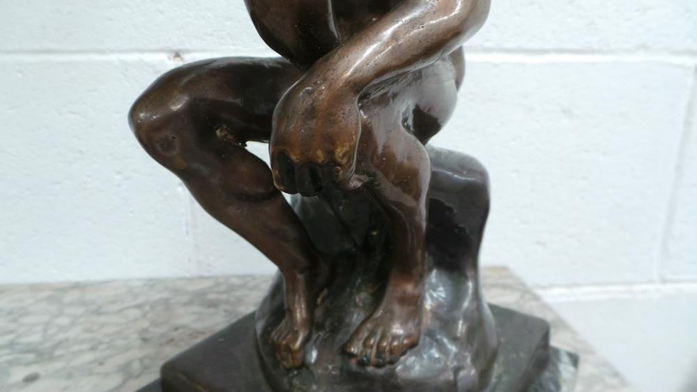 Antique Bronze Male Statue
