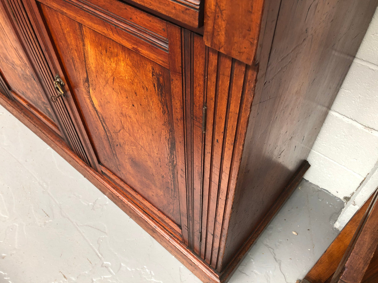 Australian Solid Cedar Three Door Sideboard