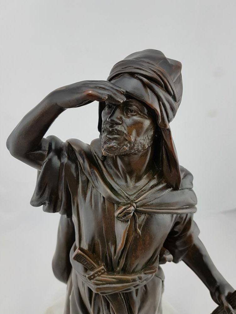 Victorian Bronze Figure Of An Arabic Fighter