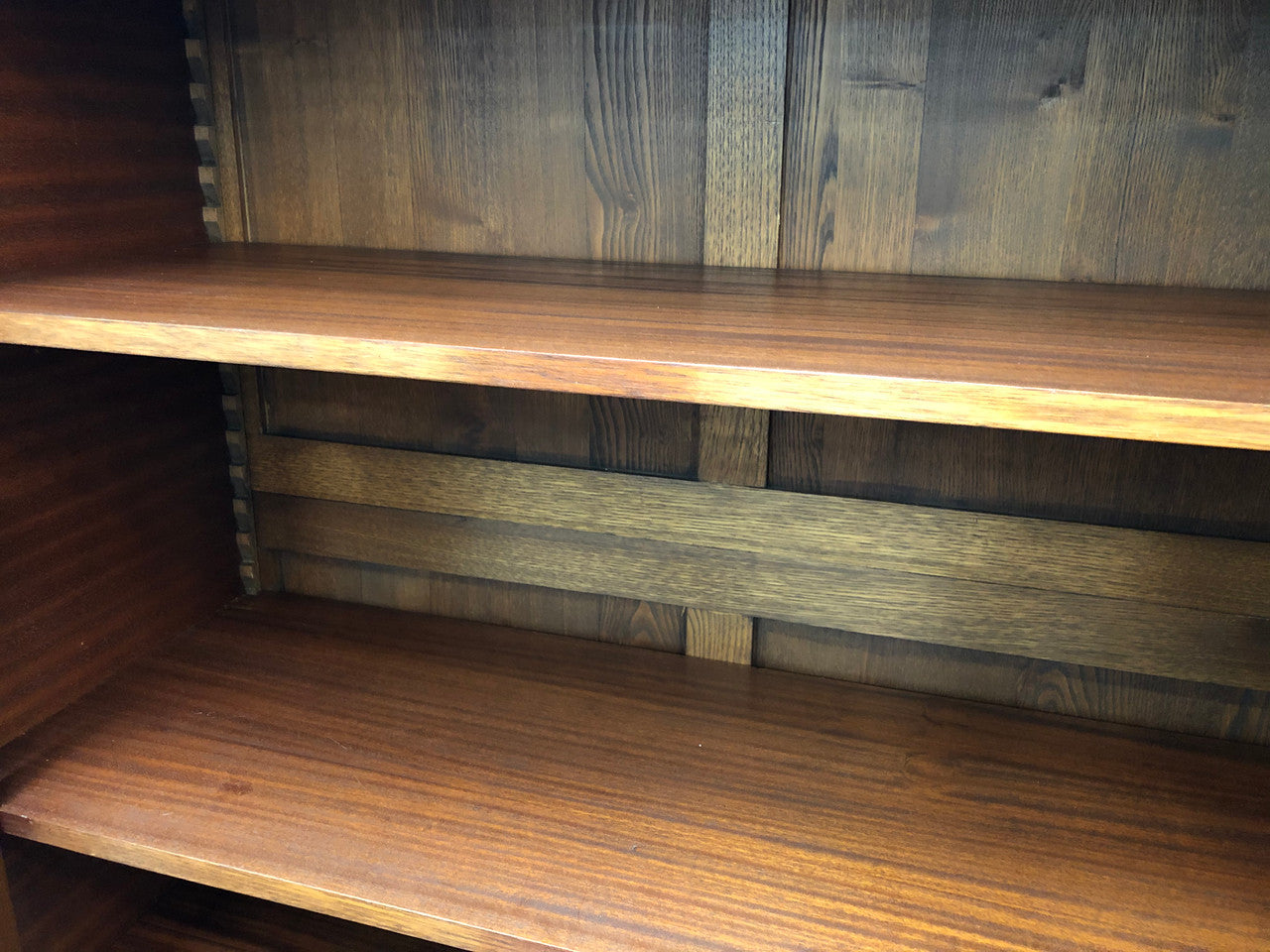 Superb Four Door French Empire Flame Mahogany Bookcase