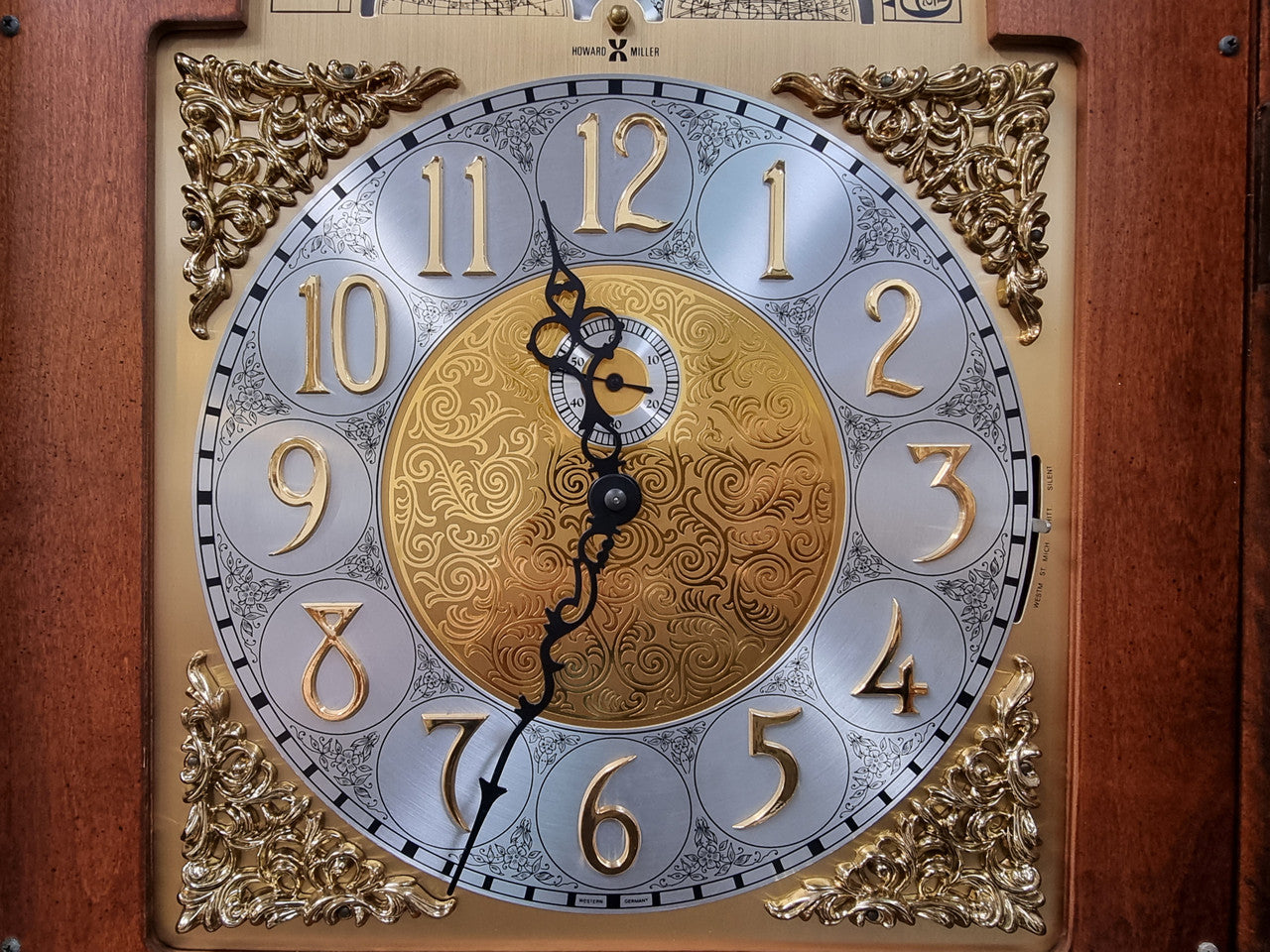Howard Miller Grandfather "The Durham" Clock Model 610-292. In good original condition and comes with original directions, warranty card and registration card.