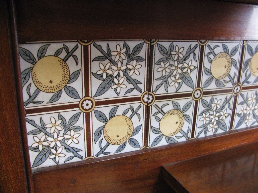 English Walnut Hall Stand