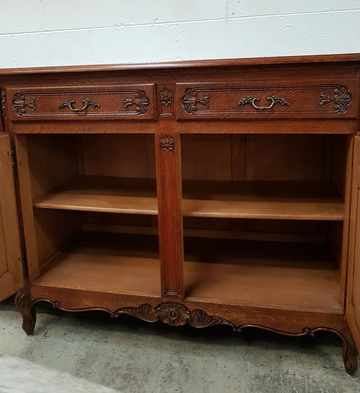 French Antique Louis XV Style Sideboard