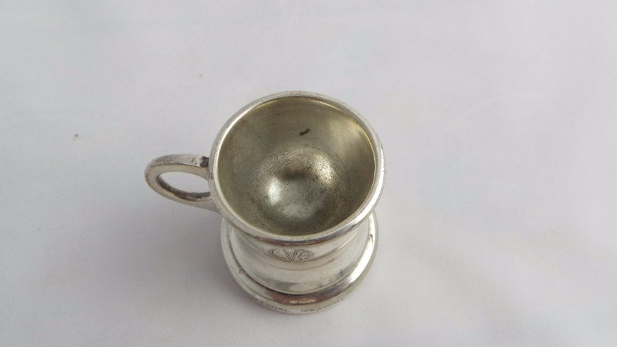 Silver Plate Rum Measure Made By Stokes And Son