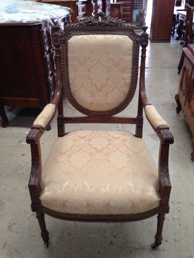 Pair Louis Xvi Style Fauteuils