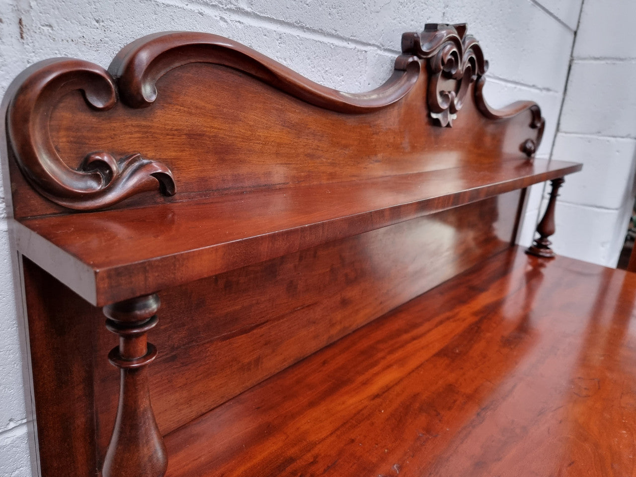 Beautiful Antique Rosewood Chiffonier with a cupboard, two doors and a drawer for all your storage needs . In good original detailed condition.