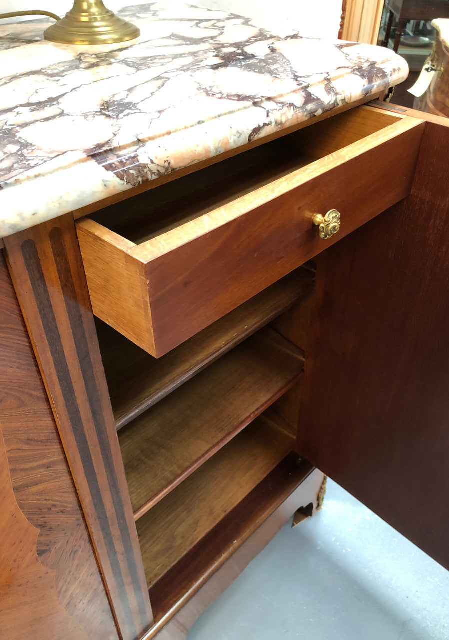 Antique French Louis XIV Style Walnut Sideboard