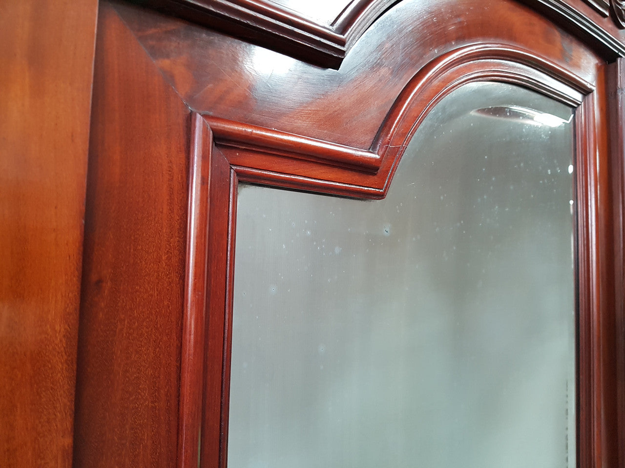 A stunning example of a great quality Antique French Henry II mahogany, Armoire in great condition. With superb crisp carvings and beautifully turned and detailed columns and a lovely mellow colour and in great condition. Circa 1880.
