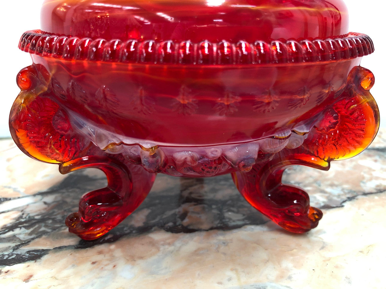 Moonee Ponds Antiques Rare American Fenton Glass Bowl